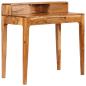 Preview: Schreibtisch mit Schubladen Massivholz 88 x 50 x 90 cm