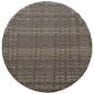 Preview: 3-teiliges Bistro-Set mit Kissen Grau Poly Rattan