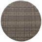 Preview: 3-teiliges Bistro-Set mit Kissen Grau Poly Rattan