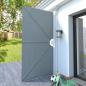 Preview: Faltbarer Terrassen-Seitenfächer Grau 300×150 cm