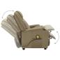 Preview: Massagesessel Cappuccino-Braun Kunstleder