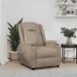 Preview: ARDEBO.de - Relaxsessel Cappuccino-Braun Kunstleder
