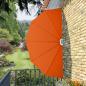 Preview: ARDEBO.de - Faltbarer Terrassen-Seitenfächer Terracotta-Rot 160 cm