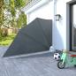 Preview: Faltbarer Balkonfächer Grau 160×240 cm