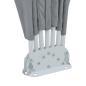 Preview: Faltbarer Terrassen-Seitenfächer Grau 160 cm