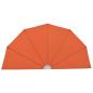 Preview: Faltbarer Terrassen-Seitenfächer Terracotta-Rot 200 cm