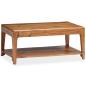 Preview: Couchtisch Massivholz 88x50x38 cm