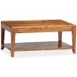 Preview: Couchtisch Massivholz 88x50x38 cm
