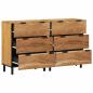 Preview: 2er Set Akazien Sideboards 60x33x75 cm