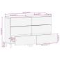 Preview: 2er Set Akazien Sideboards 60x33x75 cm