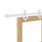 Preview: Schiebetür mit Hardware Set 73,5 x 211 cm Massivholz Fichte, Innentür mit Glas 'ORKDAL'73,5 x 211 x 4 cm Massivholz Fichte