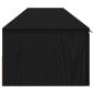Preview: Wandregale 2 Stk Schwarz Eiche 102x30x20 cm Holzwerkstoff