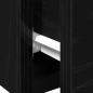 Preview: Wandregale 2 Stk Schwarz Eiche 102x30x20 cm Holzwerkstoff