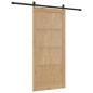Preview: Schiebetür mit Zubehör-Set 93x202 cm Massivholz Kiefer, Innentür