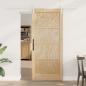 Preview: ARDEBO.de - Schiebetür mit Beschlägen 86x198,5 cm Massivholz Kiefer, Innentür 'ORKDAL'86x198,5x4 cm Massivholz Kiefer