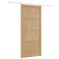 Preview: Schiebetür mit Hardware-Set 93x202 cm Massivholz Kiefer, Innentür