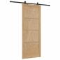 Preview: Schiebetür mit Hardware-Set 93x232 cm Massivholz Kiefer, Innentür "ORKDAL" 93x232x4 cm Massivholz Kiefer