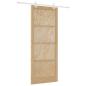 Preview: Schiebetür mit Beschlägen Set 93x232 cm Massivholz Kiefer, Innentür 'ORKDAL'93x232x4 cm Massivholz Kiefer
