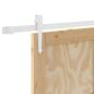 Preview: Schiebetür mit Beschlagset 86x211 cm Massivholz Kiefer, Innentür 'ORKDAL'86x211x4 cm Massivholz Kiefer
