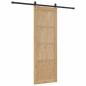 Preview: Schiebetür mit Hardware-Set 73,5x211 cm Massivholz Kiefer, Innentür "ORKDAL" 73,5x211x4 cm Massivholz Kiefer