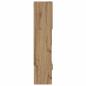 Preview: TV Schrank mit LED Lichtern Artisan Eiche 40,5x30x102 cm, TV Wandschränke mit LED Lichtern 2 Stück Artisan Eiche 80x30x30 cm