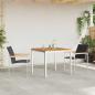 Preview: Garten Essgruppe 3 pcs Massives Akazienholz und Edelstahl