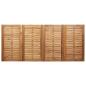 Preview: 7-teilige Garten Essgruppe Massivholz Teak, Gartentisch 200x90x74,5 cm Massivholz Teak