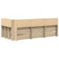 Preview: Bücherregal Bett Sonoma Eiche 100x200 cm Leimholz