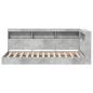 Preview: Regalbett Beton Grau 100x200 cm Holzwerkstoff