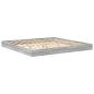 Preview: Regalbett Grau Sonoma 180x200 cm Holzwerkstoff