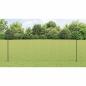 Preview: Euro Zaun mit 10 U-Pfosten Grau 1,6x10 m Stahl
