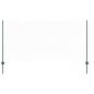 Preview: Zaunpfosten 5 Stück U-Profil Grün 120 cm Stahl, Sechseckzaun Grün 1,2x10 m Stahl