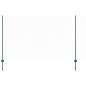 Preview: Zaunpfosten 11 Stück U-Kanal Grün 140 cm Stahl, Sechseckzaun Grün 1,4x25 m Stahl