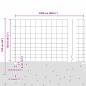 Preview: Zaunpfosten 22 Stk. U-Profil 120 cm Verzinkter Stahl, Feldzaun 1,2x25 m Verzinkter Stahl