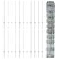 Preview: Zaunpfosten 22 Stück U-Kanal 100 cm galvanisierter Stahl, Feldzaun 1x50 m galvanisierter Stahl