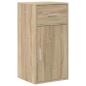 Preview: Eck-Schreibtisch mit Schubladen Sonoma-Eiche 102 x 88 x 75 cm