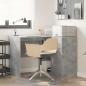 Preview: Eck-Schreibtisch mit Schubladen Beton Grau 102 x 88 x 75 cm