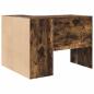 Preview: Eckschreibtisch Geräucherte Eiche 102x88x75 cm Holzwerkstoff