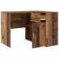 Preview: Eckschreibtisch Alter Holz 102x88x75 cm Holzwerkstoff