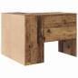 Preview: Eckschreibtisch Alter Holz 102x88x75 cm Holzwerkstoff