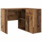 Preview: Eckschreibtisch Alter Holz 102x88x75 cm Holzwerkstoff