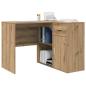 Preview: Eckschreibtisch Eiche 102x88x75 cm Holzwerkstoff