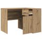Preview: Eckschreibtisch Eiche 102x88x75 cm Holzwerkstoff