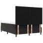 Preview: Boxspringbett mit Matratze & Bank Schwarz 140x190 cm Samt