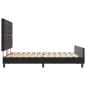 Preview: Bettgestell Schwarz 140x190 cm Samt