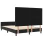 Preview: Bettgestell Schwarz 140x190 cm Samt