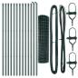 Preview: Euro-Zaun mit 13 Pfosten 1x25 m Galvanisierter Stahl Grün