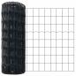 Preview: Euro Zaun mit 13 Flanschposten 0.4x50 m galvanisierter Stahl