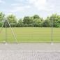 Preview: ARDEBO.de - Euro Zaun mit 7 Flanschpfosten 1.2x10 m Galvanisierter Stahl