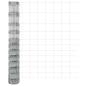 Preview: Field Fence 1.4x50 m feuerverzinkter Stahl, Zaunpfosten 13 Stück Ø32 mm 190 cm feuerverzinkter Stahl